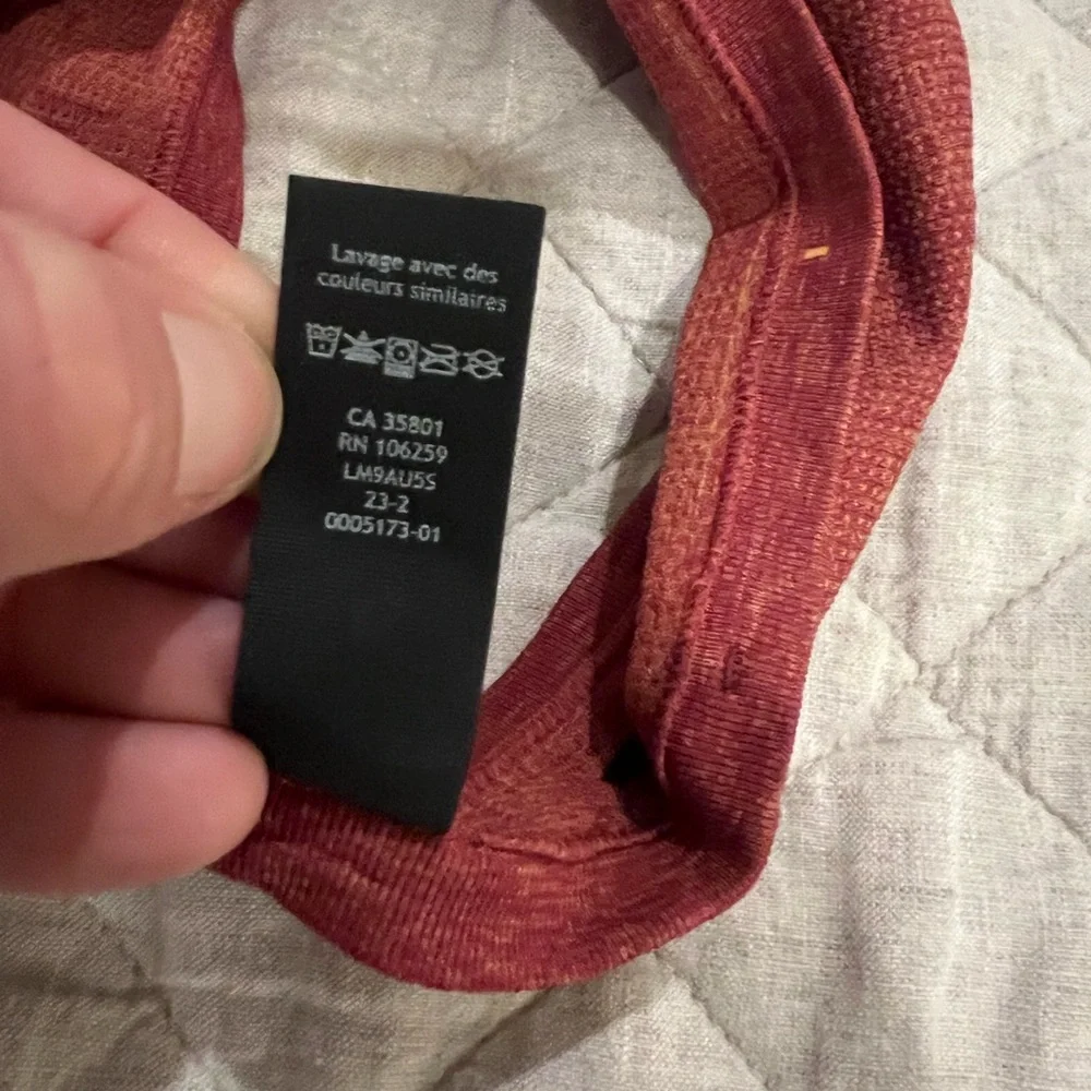 lululemon athletica Rust/Brick Stretch Workout Headband